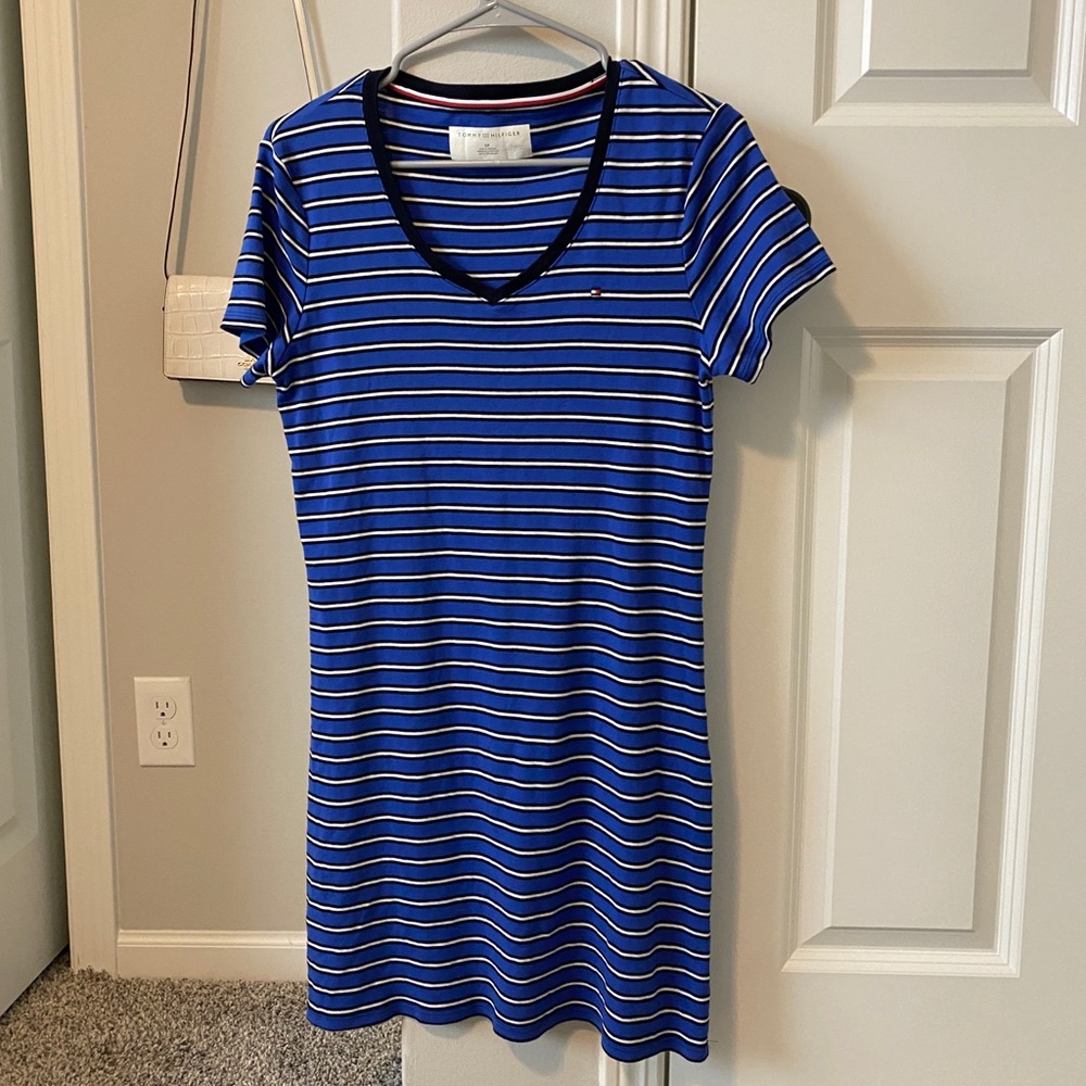 striped tommy hilfiger t-shirt dress